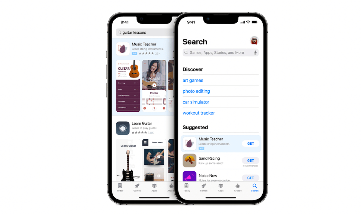 App Store search ads