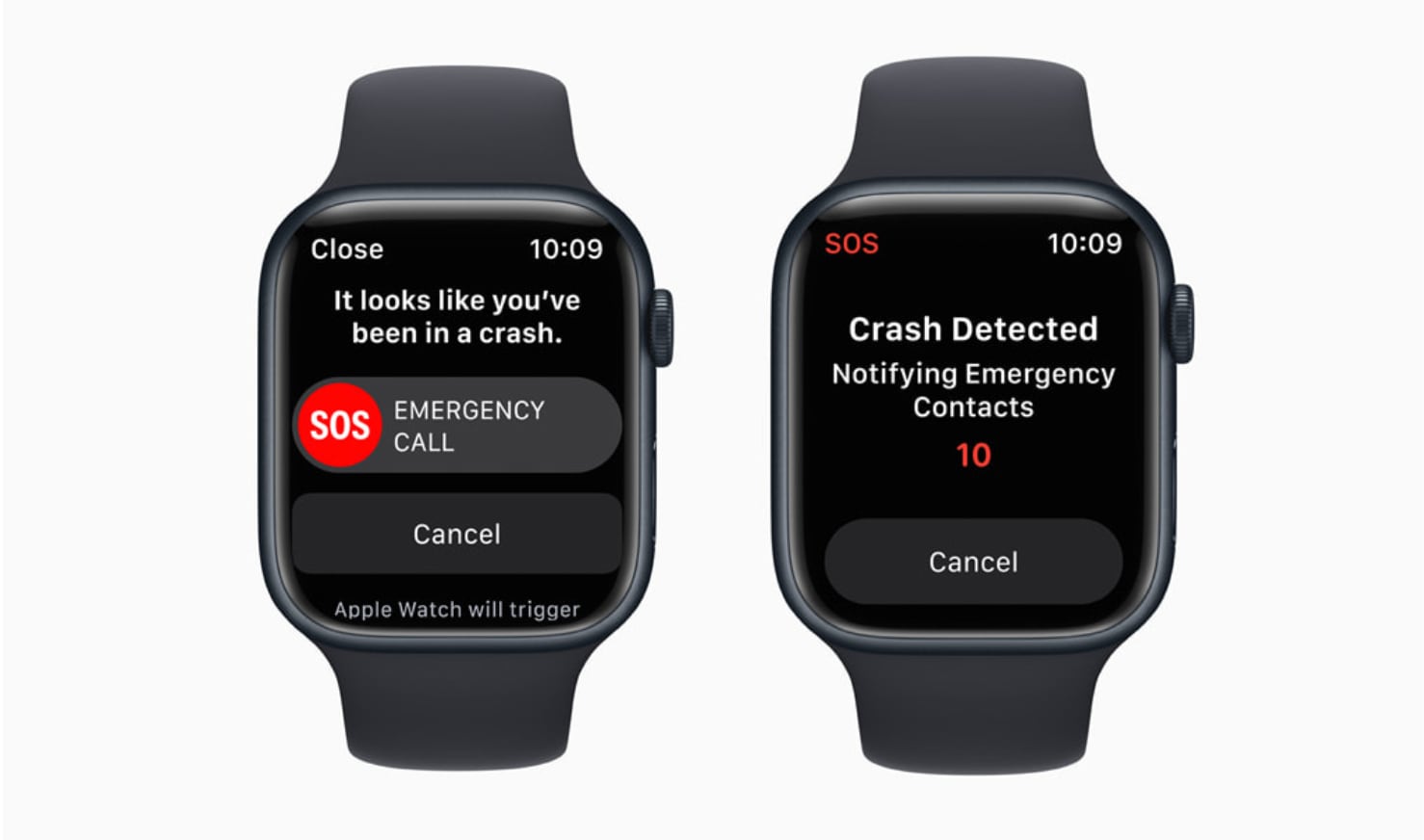 Apple Watch Series 8 Crash Detection