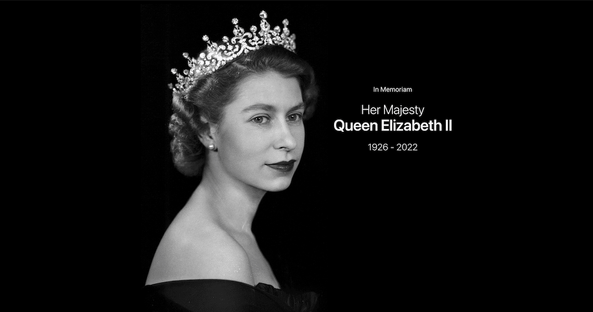 Apple honor Queen Elizabeth II