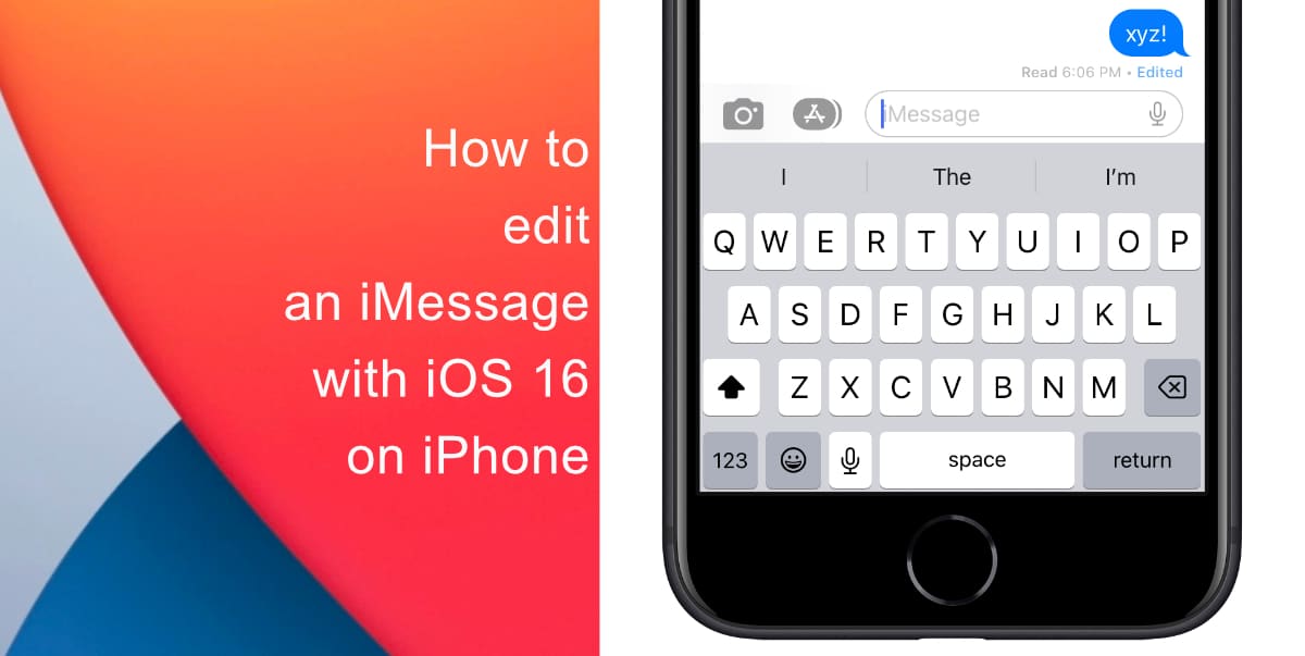 How to edit an iMessage with iOS 16 on iPhone