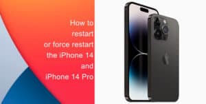 How to restart or force restart iPhone 14 and iPhone 14 Pro
