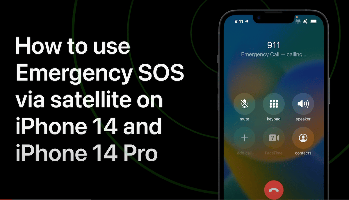 How to use Emergency SOS via satellite on iPhone 14
