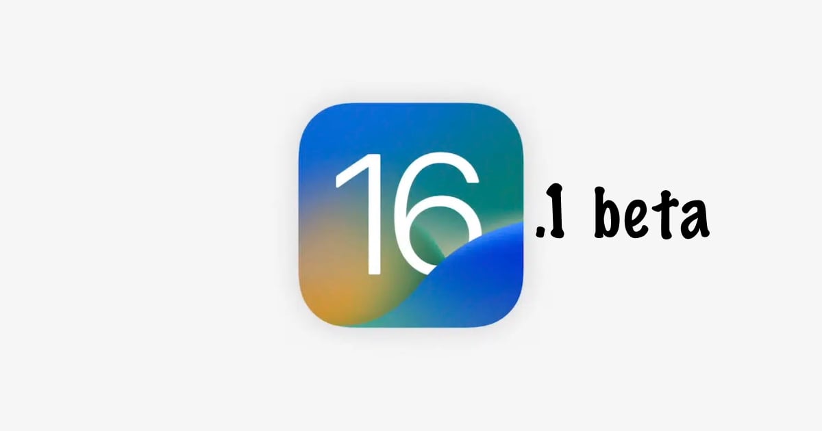 iOS 16.1 iPadOS 16.1 beta