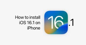 install iOS 16.1