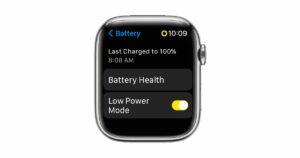 watchOS 9 Low Power Mode Apple Watch