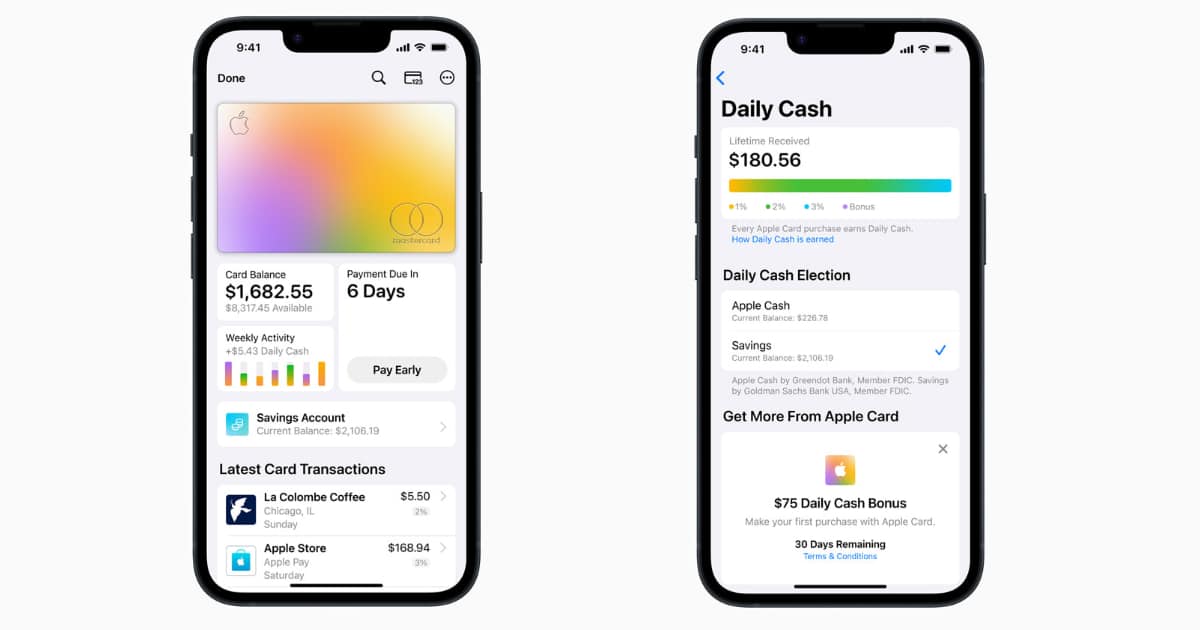 Apple Savings account - iOS feature