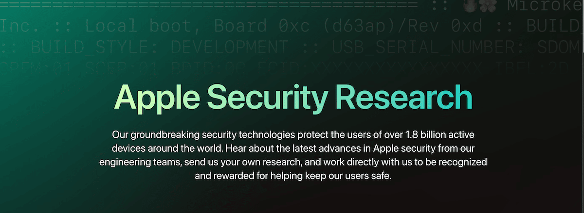 Apple Security Research