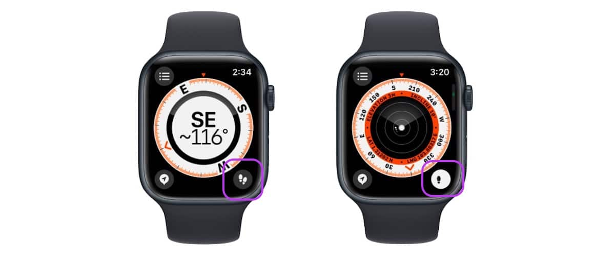 Apple Watch-Compass app