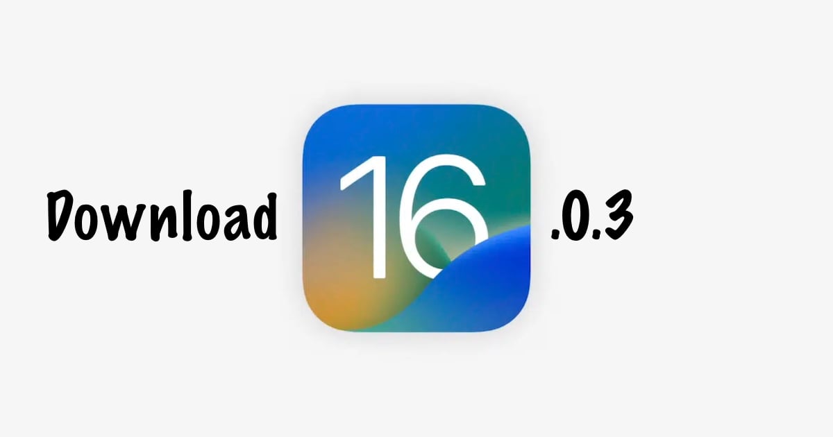 Download iOS 16.0.3