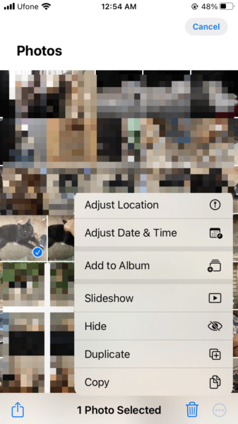 How to use Photos hidden folder in iOS 16