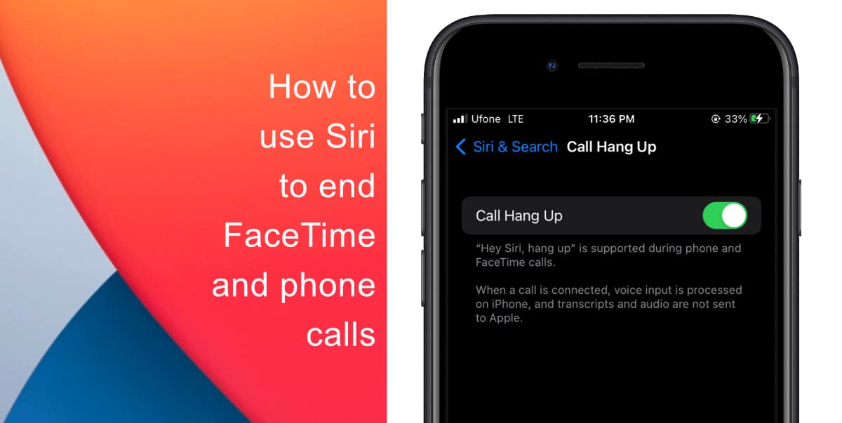 How to use Siri to end FaceTime and phone calls on iPhone