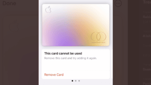 apple card issue