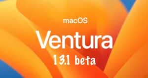 macOS Ventura 13.1 beta