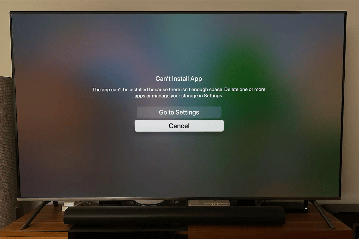 A tvOS 16.1 bug locks the 128GB of the new Apple TV 4K at 64GB [U: released 16.1.1]