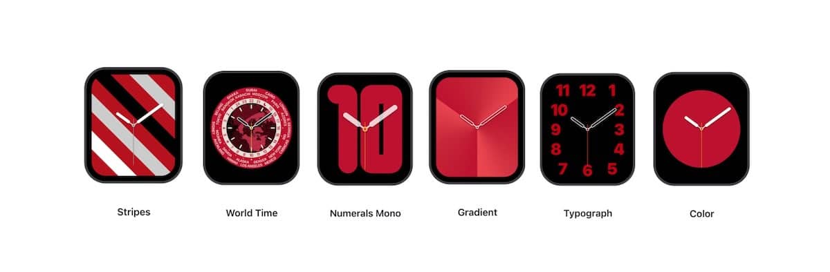 Apple Watch RED faces