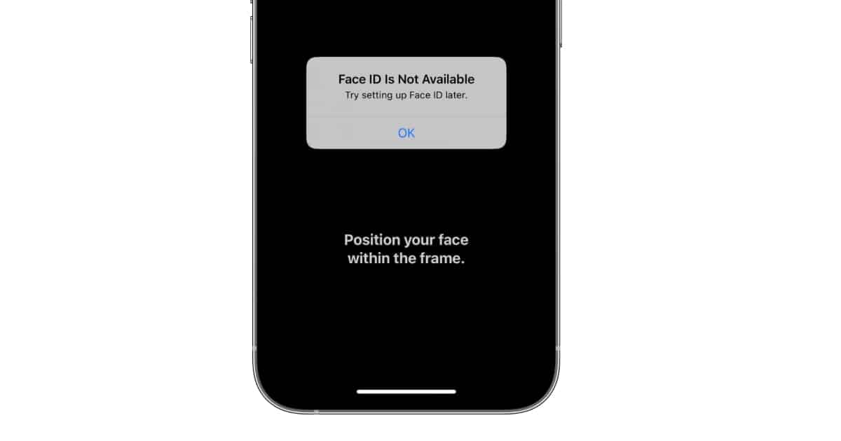 Face ID iOS 16