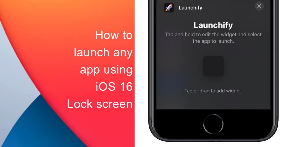 How to launch any app using Lock screen widgets on iOS 16