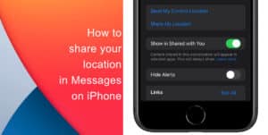 How to share your location in Messages on iPhone