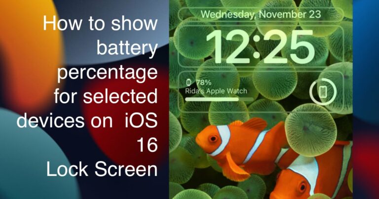 iOS 16 Lock Screen