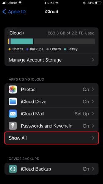 how to stop Notes from syncing to iCloud on iPhone