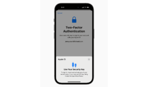 Security Keys for Apple ID - iOS 16.3
