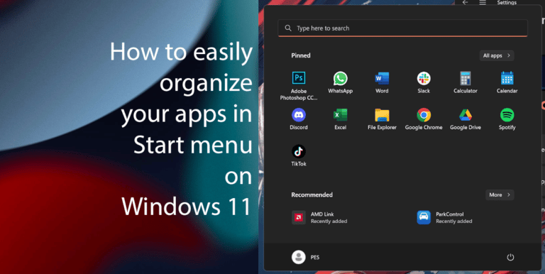 How to easily organize your apps in Start menu on Windows 11