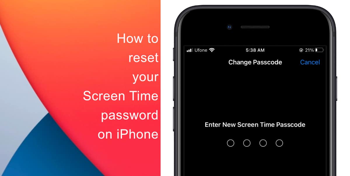 How to reset your Screen Time passcode on iPhone