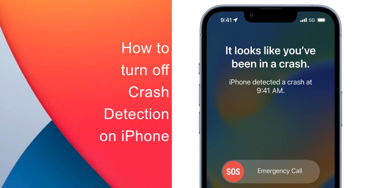 How to turn off Crash Detection on iPhone