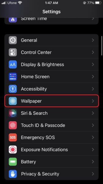 Black screen showing as wallpaper instead of photo on iPhone Try this fix