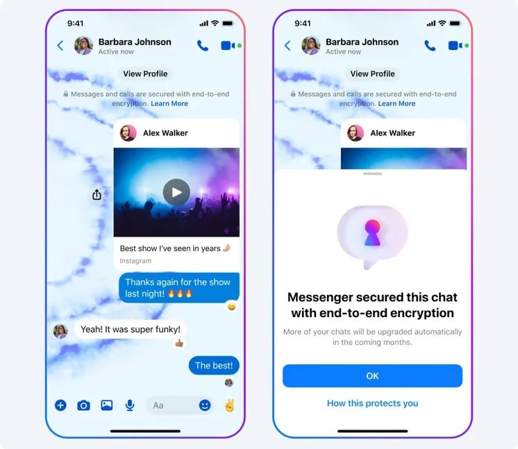 Messenger features