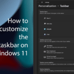 Taskbar on Windows 11 Guide