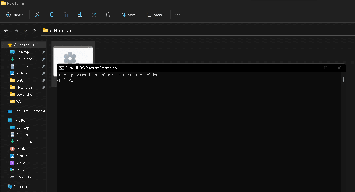 Windows 11 folder lock 18