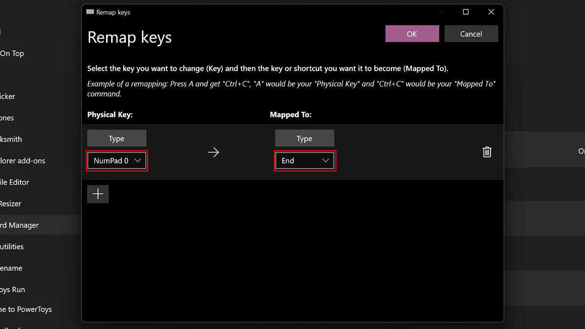 Remap keys or shortcuts Windows 11_2