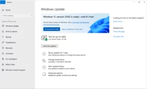 windows 11 22h2 windows update