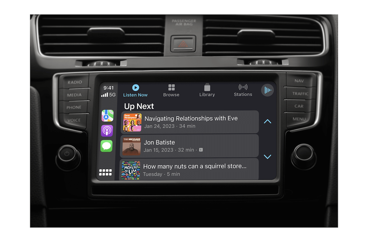 CarPlay- Apple Podcasts- iOS 16.4