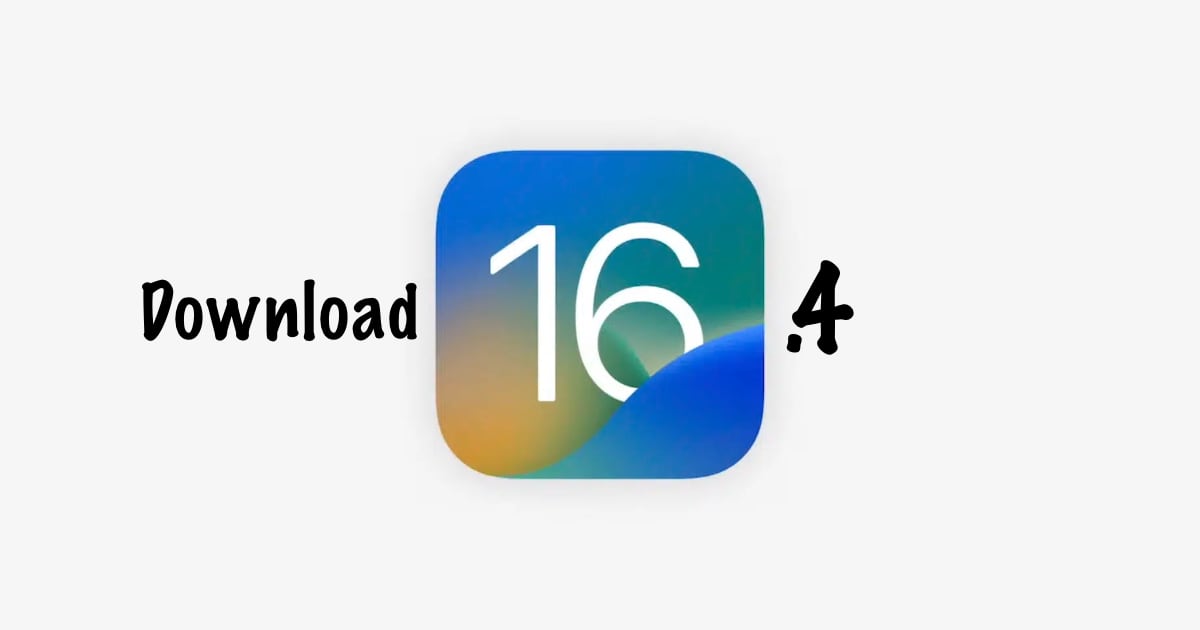 Download iOS 16.4