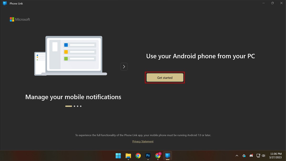 How to connect an Android phone to Windows 11 PC via Phone Link 3