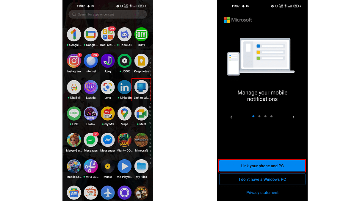 How to connect an Android phone to Windows 11 PC via Phone Link 5