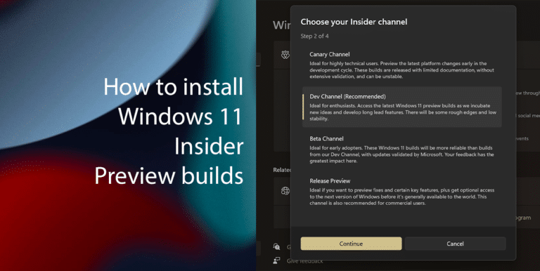 How to install Windows 11 Insider Preview builds featured