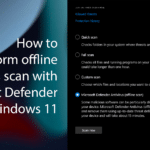 How to perform offline virus scan with Microsoft Defender on Windows 11 Featured