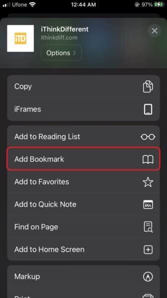 How to save bookmarks on Safari for easy access on your iPhone