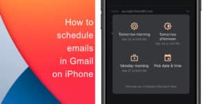 How to schedule emails in Gmail on iPhone