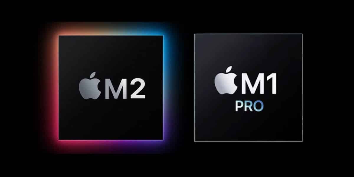 M2 chip vs. M1 Pro