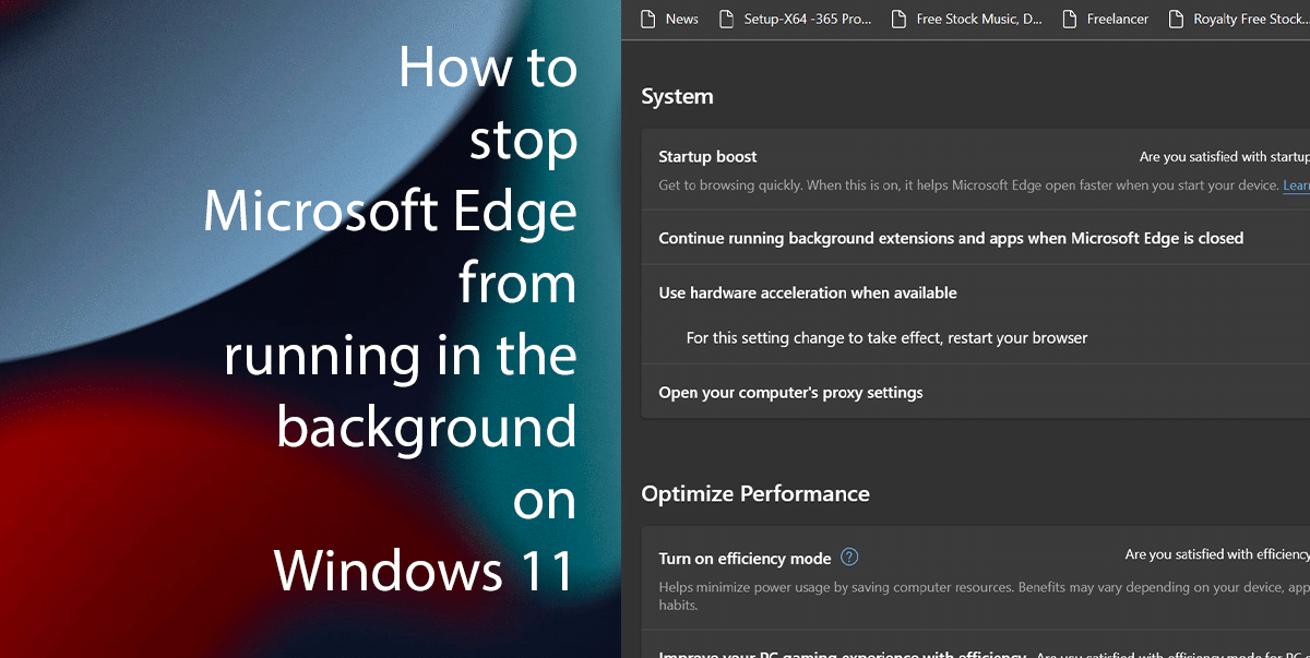Microsoft Edge background process featured