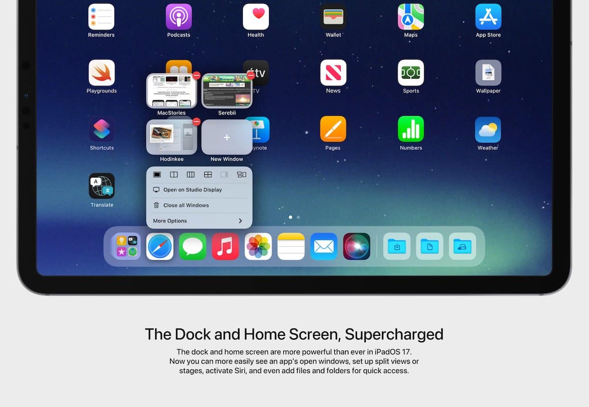 iPadOS 17 concept