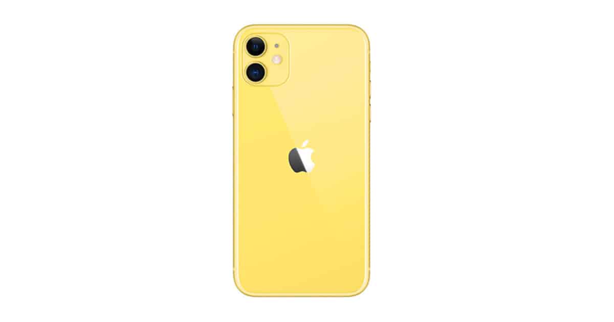 yellow iPhone 14
