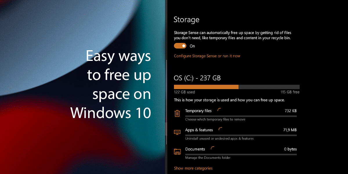 Easy ways to free up space on Windows 10 featured