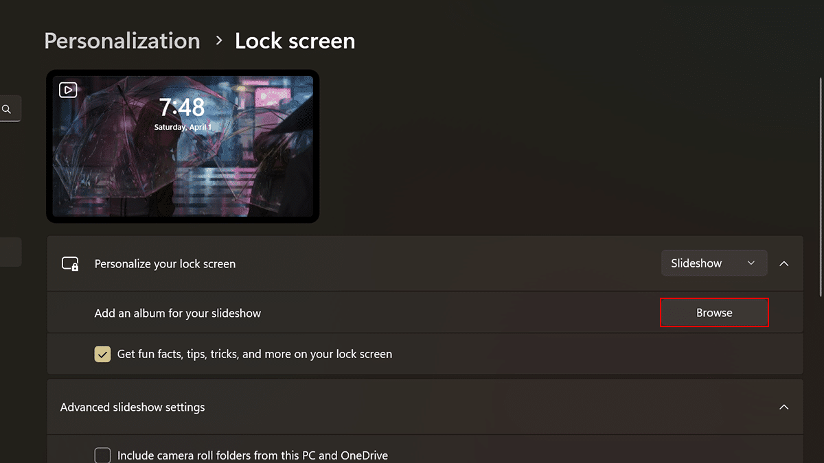 How to change lock screen wallpaper on Windows 11_7