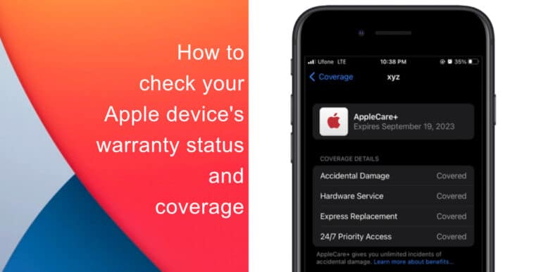 How to check Your Apple device's warranty status and coverage