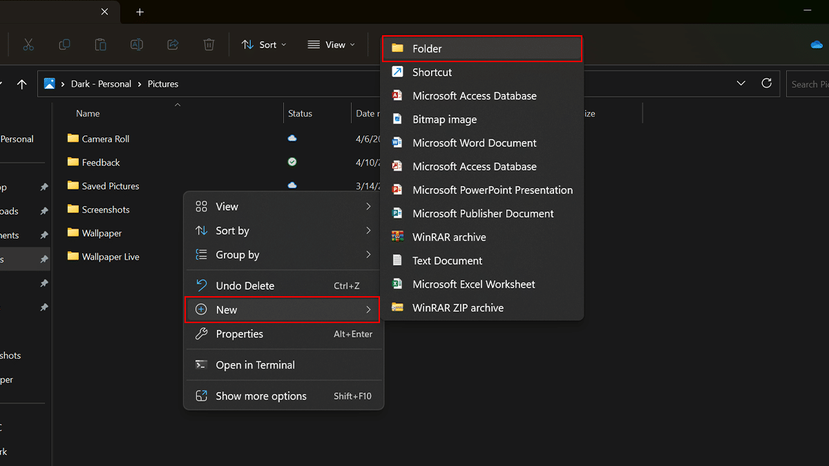 How to create new folder on Windows 11_4